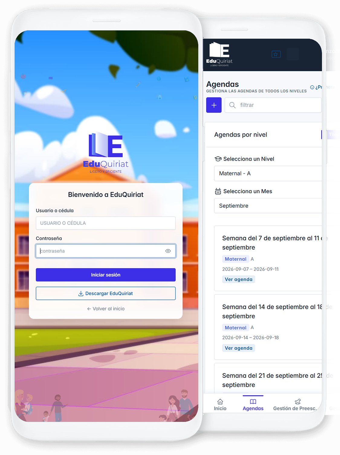 EduQuiriat en dispositivos móviles